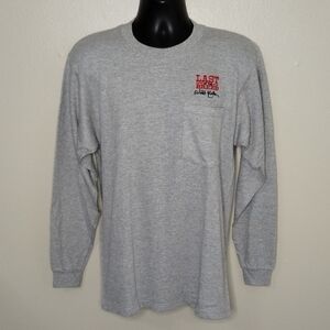 VTG 90s Willie Nelson Adult Medium Band T-Shirt Pocket Tee USA Gray Alore NEW!